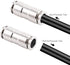 4mm Union Straight Push to Connect Fittings, CEKER 4mm x 4mm Tube Quick Connect Pneumatic Air Line Fittings, 2 Pack