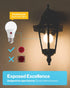 Bulb A19, 800 9W (60W 3000K IP65 4 Pack Sunco Dusk to Dawn LED Outdoor Light Photocell Automatic for Exterior Lighting