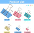 Joyberg 125Pcs Binder Clips, Assorted Sizes for Office Supplies, Home, and School