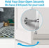 Door Stopper, Magnetic Door Stop, Soft-Catch Magnetic Door Catch, Stainless Steel, Brushed Satin Nickel, 1 Pack