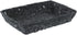 11" 15" 3" Ventilated Produce Tray Rectangular Black Plastic Ventilated Produce Tray - L x W x H