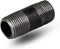 OQCM1820 Pre Cut Black 1/8" x 2" Industrial Steel Nipple, Connectors for Vintage Furniture
