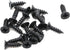 Antrader Cabinet Hardware Handle Pull, Black, 1-3/4" (45mm) Hole Centers, 6 Pack