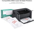 Ohuhu A7 Printable White Envelopes 250 Pack, Quick Self Seal for 5x7 Cards, Perfect for Christmas, Weddings,