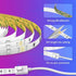 16.4ft 16 Govee Smart RGB LED Strip Lights, WiFi LED Strip Lighting Work with Alexa and Google Assistant, Million