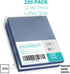 Binditek 200 Pack Clear PVC Binding Presentation Covers, 12 Mil, 8-1/2 x 11 Inches, Un-Punched Office Supplies