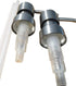 Stainless Soap Dispenser Pumps - 2pk Replacement for Bottles or Mason Jars
