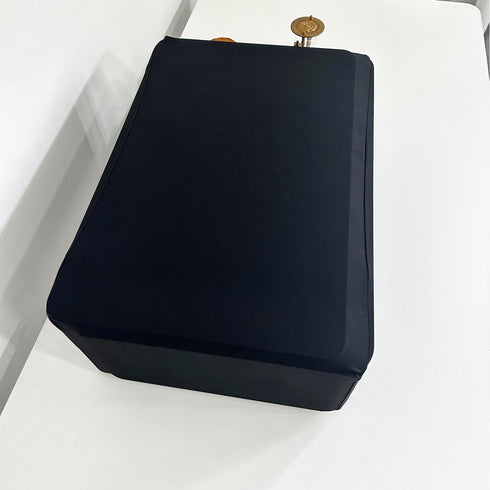 COCOBOW Universal Elastic Waterproof Printer Dust Cover - Minimalist Black Stretch Fabric Protector with Drawstring