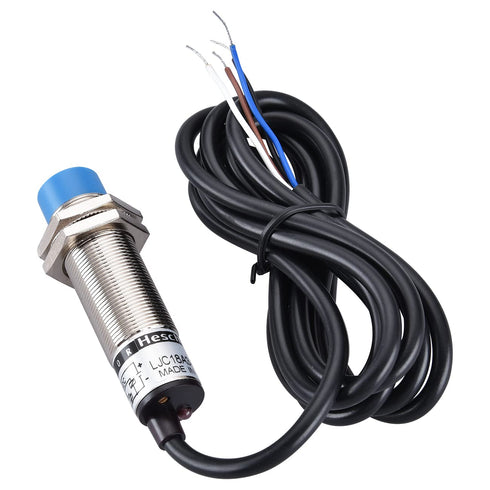 M18 Capacitive Proximity Sensor Switch, Non-Shield Type, LJC18A3-B-Z/CY, Detection 10mm, 10-30VDC 200mA, PNP NO+NC, 4 Wires