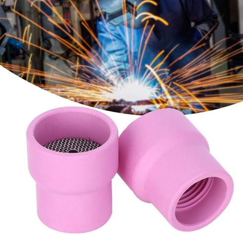 YWBL-WH 2Pcs #12 Ceramic Welding Torch Cups - Welding Equipment Nozzle Accessory