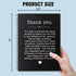 QYUVK Thank You Hardcover 160 Pages Spiral Notebooks, Funny Thank You Gift for Women Men Coworkers Leader Mentor, Appreciation Gifts for Employees, Thanksgiving Gifts for Colleagues Leaders