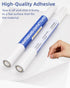 Nicpro 2 Pack Dry Erase Whiteboard Sticker Wall Decal, 17.7" X 78.7"(6.5 ft) Self-Adhesive White Board Peel Stick Paper