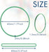 LotFancy 600PCS Rubber Bands, 1.77” (45mm) Durable Multicolor Elastic for Office Supplies