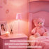 LamparaDecor Set 2,Cute Pink Rechargeable Table Lamp of Small Pink lamp for Girls Bedroom Accessories for Dorm Room