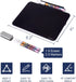 Small Desktop Glass Dry-Erase Whiteboard, 8 X 6 Inches Tabletop Easel Board with Stand for Artist, Teacher, Student