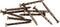 M-D Building Products 21478 Pewter Floor Metal Screw Nails, 1-1/4 in. (12Ct)