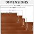 Busnos 23.6"x13.8" Brown Desk Cover Mat Cute Desk Pad Mat Laptop Matt for Desktop Computer Pads on Top of Desks