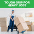 Scotch Tough Grip Moving Packing Tape, Clear, 1.88 in. x 43.7 yd., 3 Tape Rolls