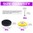 Swpeet 10Pcs 3 Inch Sanding Discs Pad Kit, Including 5Pcs 1/4" Shank Drill Attachment Backing Pads and 5Pcs Soft Foam