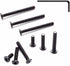 Socell 1/4-20 x 3 Flat Head Socket Head Crib Screws Furniture Bolts Countersunk