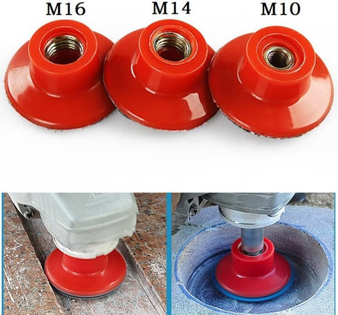 Cryspearl 2 Inch 50mm M10 M14 Sanding Disc Backing Pad with Thread for Rotary Polisher for Car Buffing and Grinding