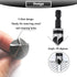3Pcs Countersink Drill Bits - 90 Degree Chamfering Drill Bit Set with 1/4'' Hex Shank for Woodworking, Carbon Steel
