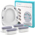 4 Pack Universal Toilet Seat Bumpers, Suitable for Bidet Kits, Toilet Seat Spacers, Compatible with Most Toilet Models