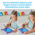 hand2mind Cursive Letter Tracing Sensory Pad, Reusable Handwriting Practice for Kids, Cursive Alphabet Learning Toys