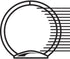 QuickFit Heavy Duty 8.5 x 14 Landscape Spreadsheet View Binder, 2 Inch Round Ring, Black