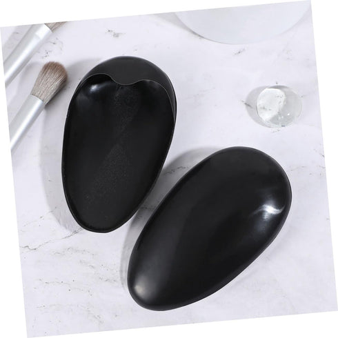40pcs Black Ear Protector Caps for Hair Dyeing Reusable Heat-Resistant Ear Covers Soft and Comfortable for Home