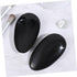 40pcs Black Ear Protector Caps for Hair Dyeing Reusable Heat-Resistant Ear Covers Soft and Comfortable for Home