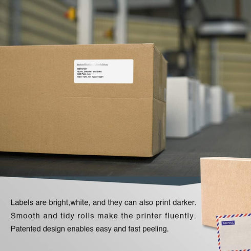 BETCKEY Compatible DYMO 30321 Address Labels, 1-4/10" x 3-1/2", Strong Adhesive, 10 Rolls/2600 Labels