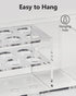 HBlife Acrylic Dry Erase Marker Holder Wall Mount, 10 Slots for Office, School and Home, Marker, Eraser Not Included