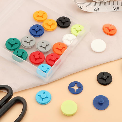 Saycker 20 Pairs Running Bib Clips,Number Buckle Fixing System Triathlon Race Bib Holder,Running Bib Fixing Clips,Field