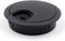 Jetland Desk Grommet for Wire Organizer, Flat Black, Fits 2" Hole, GBK53, 2-Pack