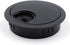Jetland Desk Grommet for Wire Organizer, Flat Black, Fits 2" Hole, GBK53, 2-Pack
