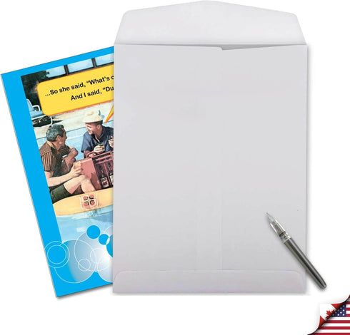 NobleWorks Big Funny Father's Day Greeting Card, 8.5 x 11 Inch, Jumbo Humor Notecard for Dads
