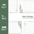 Magnetic Dry Erase List Board for Fridge - Refrigerator To Do List White Board Set, 4 Pcs Greenery
