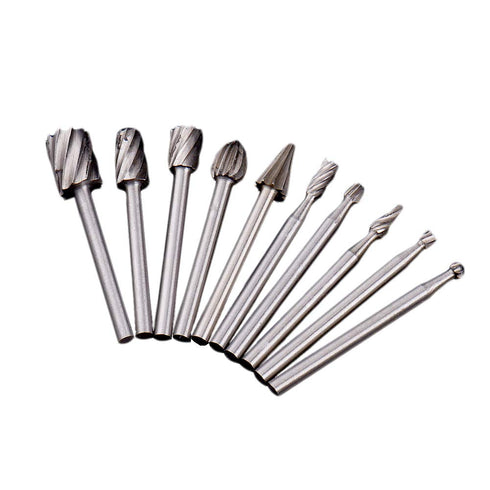 HSS Router Carbide Engraving Bits, 1/8"(3mm) Shank Router Bit Set for DIY Woodworking and Carving