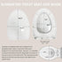 Mokukii 18.5), Premium Heavy-Duty Elongated (Oval) Toilet Seat (Oblong Soft Close & Silent, Metal Hinges, Quick-Attach