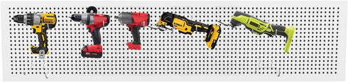 KINOMI 24 Pack Pegboard Hooks Heavy Duty Tool Hooks Peg Board Drill Holder Power Tool Holder Tool Hangers Peg Board
