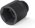 Teng Tools 24MM 1/2 Inch Drive Short Reach Stubby Chrome Molybdenum Impact Socket, Low Profile Mechanic Tool
