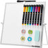 Small Magnetic Desktop White Board, 12 x 12 Inches Mini Portable Dry Erase Board for Office and School