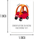 BPKDesigns 5 7 Inches Congratulations Passing Driving Test Card - Funny Toy Car Greeting Card - Blank Inside - x