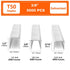 Heavy Duty T50 Staples, 5000-Count 3/8 Inch, 20 Gauge Galvanized for Pneumatic & Manual Stapler Gun