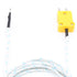 2M Temperature Measuring Line, K Type Temperature Sensing Line, Thermocouple Temperature Probe, 5PCS