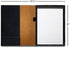 LaserGram 7" 9" Small X Portfolio Notepad, Bullfighter, Personalized Engraving Included (Black with Silver)