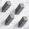 Towel Hooks Grey, 4 Pack Heavy Duty SUS304 Stainless Steel Wall Hooks for Bathroom, Living Room, Hotel Style