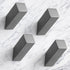 Towel Hooks Grey, 4 Pack Heavy Duty SUS304 Stainless Steel Wall Hooks for Bathroom, Living Room, Hotel Style