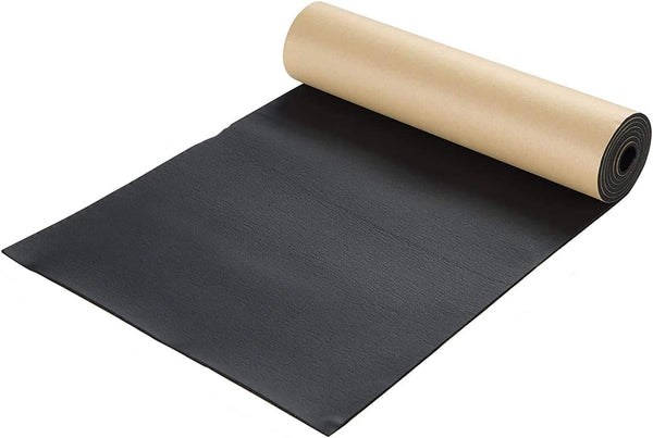 NATGAI Sponge Neoprene with Adhesive Foam Rubber Sheet - 1/8” Thick X 12” Wide X 54” Long, DIY, Gaskets, Crafts
